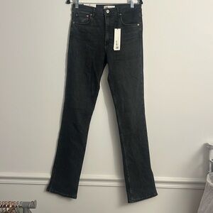 Zara skinny with slit hat as black size 8